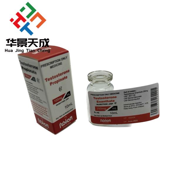 Vial de vidrio de 10 ml de color marrón claro Botellas de vidrio pequeñas para inyección de aceite líquido