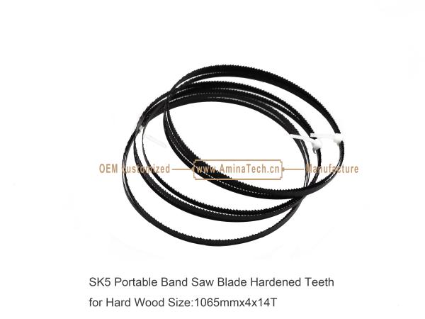 SK5 Portable Bandsaw BladeHardened Teeth for Hard Wood Size:1065mmx4x14T