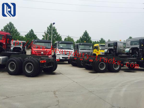 336hp Red Left Hand Drive Dump Truck 6x4 Sinotruk Howo7 Brand URO II Emission