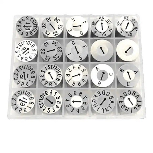Adjustable Replaceable Stainless Steel SUS 420 Date Stamp for Plastic Injection Mould