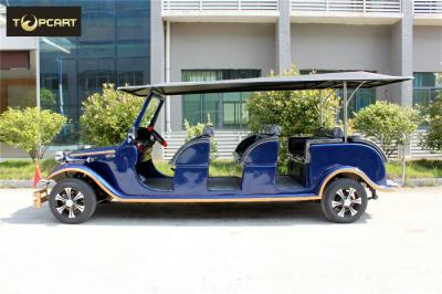 AC System 12 Seater Golf Cart Shuttle Car  with Rain Cover For Tourist