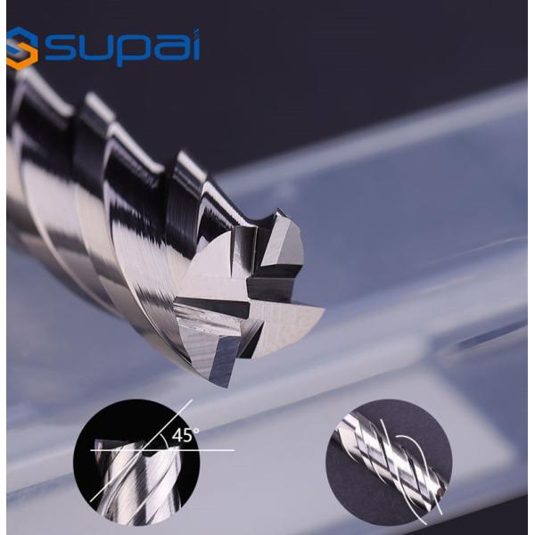 10% скидка 45HRC 55HRC Полированный 3 флейты Алюминиевый конечный Mill Cutter для карбидной Острие машины