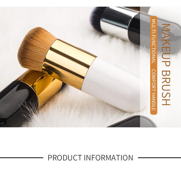 Professional Chubby Pier Foundation Brush 5 colors Makeup Brush Flat Cream Makeup Brushes Cosmetic Make-up Brush