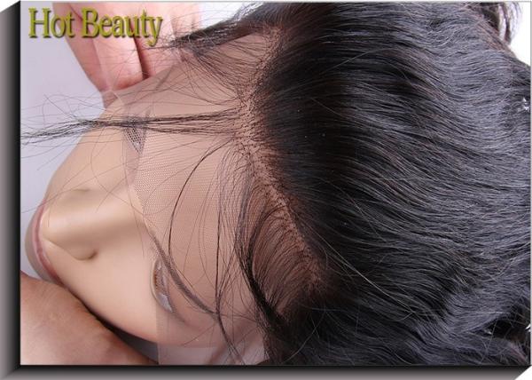 Lace Frontal Guarenteed Virgin Human Hair Extension Natural Wave 8-20 inch