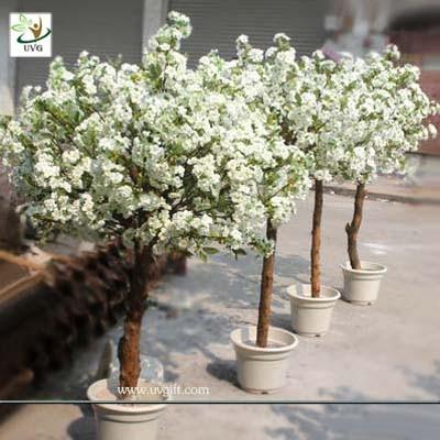 UVG CHR052 Home Landscaping Artificial Cherry Blossom Potted Plastic Tree Centerpiece