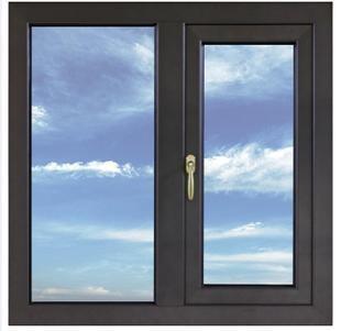 Outward Opening Aluminium Casement Windows Waterproof Hollow Glass