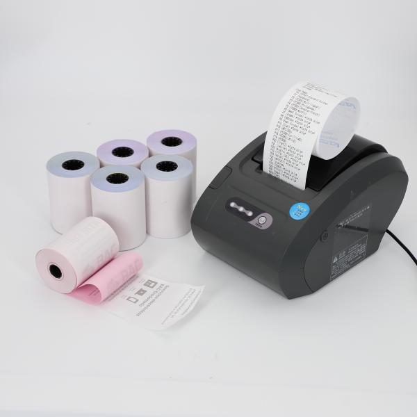 Imagem latente limpa Rolls enorme de papel térmico de Sharp& da lisura alta para o ROLO de ATM/POS