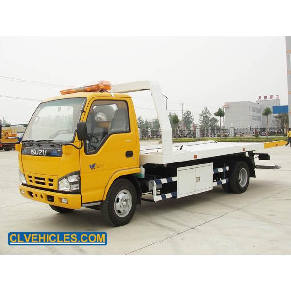 ISUZU N Series Flatbed Wrecker 130hp 4x2 5600mm Length High Durability
