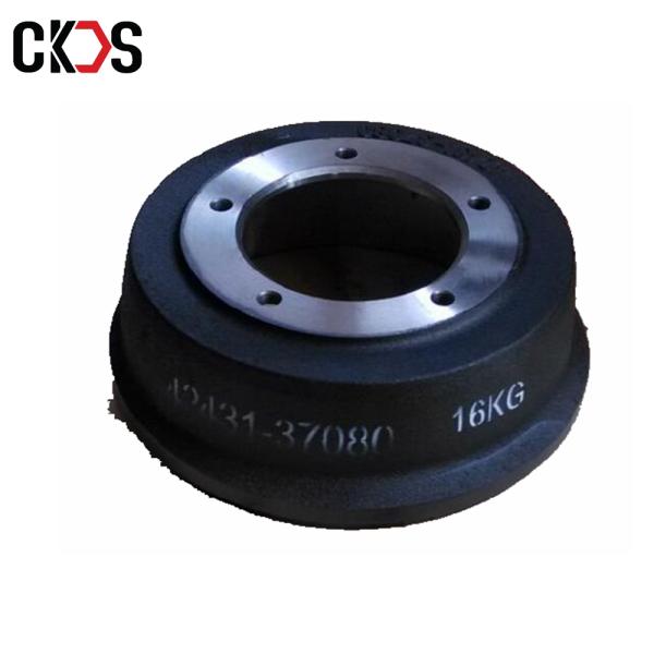 Factory direct truck spare part brake drum for Hino 700 42431-37080