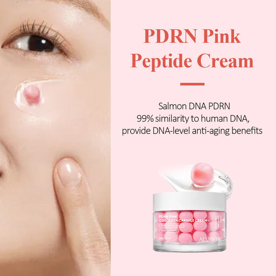 OEM ODM Brand Anti-Aging Face Cream Skin Regeneration Niacinamide Hyaluronic Acid Collagen Jelly PDRN Pink Collagen Capsule Face Cream