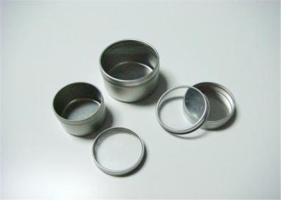 Brushing Metal Stamping Service Pure Tinplate Round Shape Cans Gift For Tea