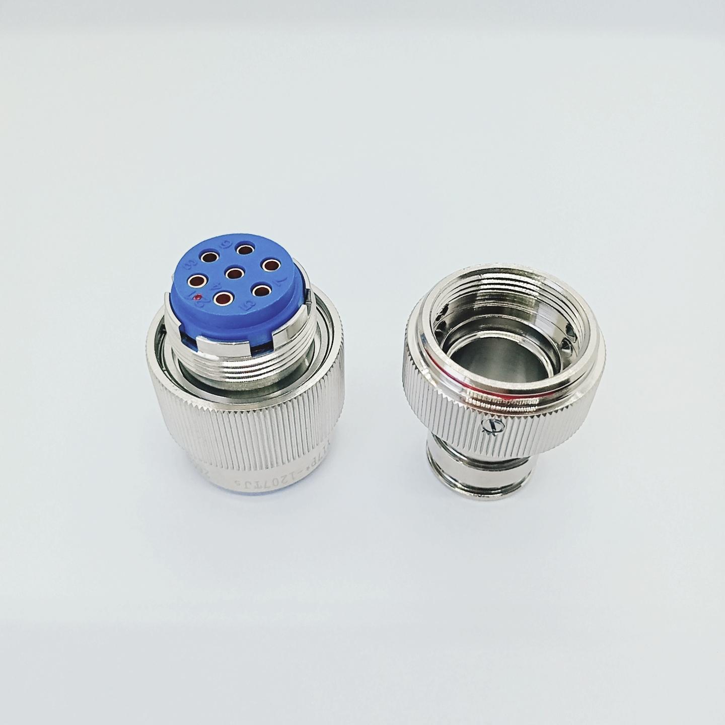 Circular Aviation Plug Y17 Series Y17P*-1207TJ5 Connector  7 Pin Male Plug Connector
