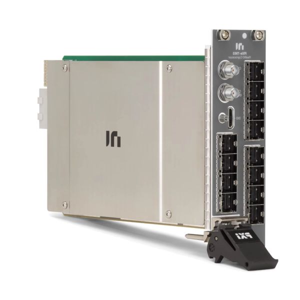 National Instruments PXIe-7903 High-Speed Serial Instrument with 12 Mini-SAS HD Connectors and 28.2 Gb/s Data Rate for 48 Bidirectional Digital Channels