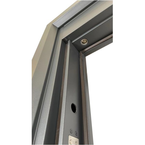 Durable Residential Modern Steel Security Door Anti Theft Main Entry Door