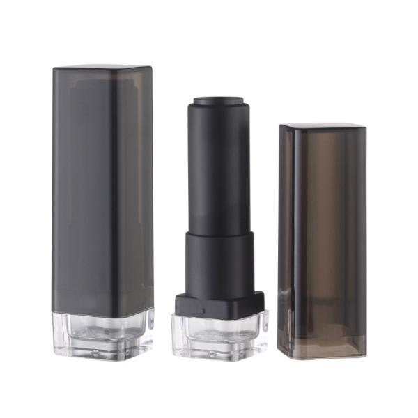 JL-LS106 Private Label Black 3ml Lip Gloss Tubes Square Luxury