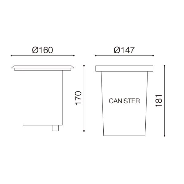 COB LED Inground Light Recessed Waterproof Inground Light IP67 Stainless steel 304 Cover