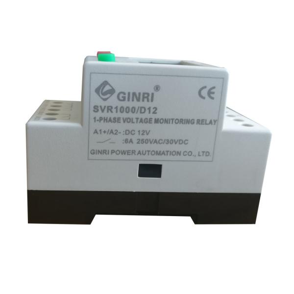 24V Single Phase Relay Overvoltage Under Voltage Protection CE Passed