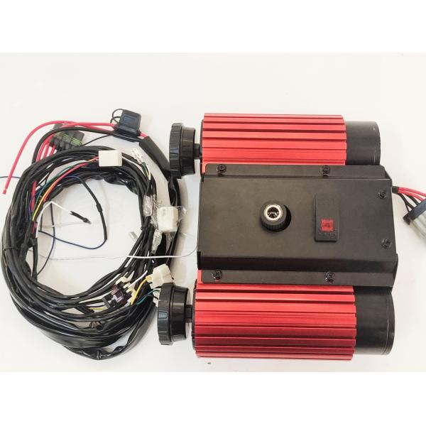 Double Cylinder Car Air Pump Heavy Duty Off-Road Inflation Car Air Compressor