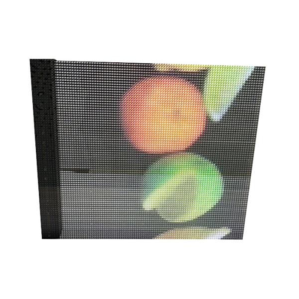 P3.9 Affichage de film LED transparent holographique 6 kg / m² Ultra mince 6 mm pour les galeries