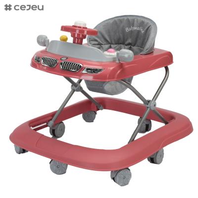 Baby Walker dobrável com rodas universais Easy Convertible Baby Walker