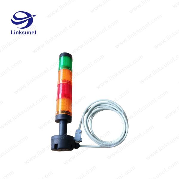 70mm Waterproof Led Signal Tower Light 4 Layer Liyy With Pvc Wire Material