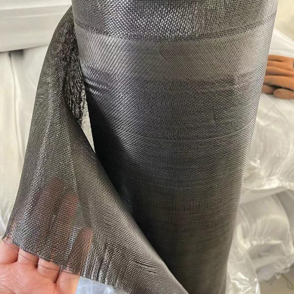 Чёрная стекловолокнистая ткань, устойчивость к влаге 0,2-1 мм