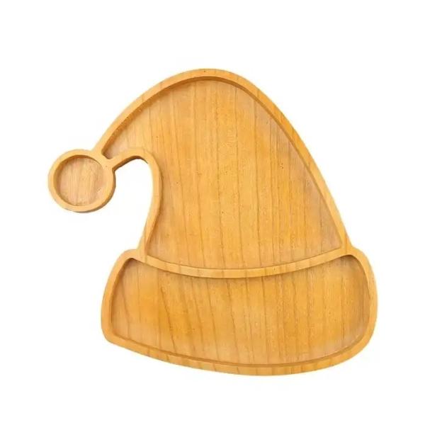 Shaped style durable and beautiful reusable wooden eco-friendly tableware