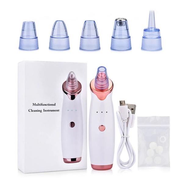 Powerful 53KPa Suction Acne Facial Pore Cleaner Comedo Suction for Smooth Complexion