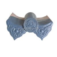 Tejas que cubren esmaltadas grises chinas del estilo tradicional