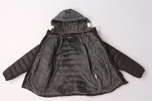 Junior Boy's  Coats, Children's Jacket, detachable hood, fur lining