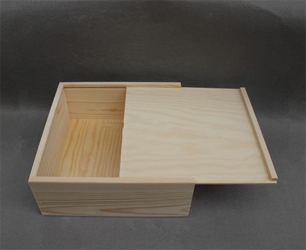 Caixa de madeira Lidded removível do quadrado para o armazenamento seco 41*31*24cm do fruto