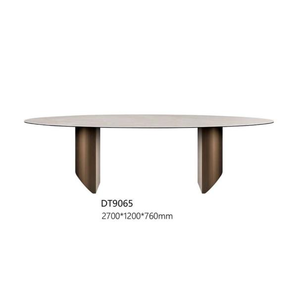 Hot Selling Dining Table 12mm Ceramic Marble Table Top Cheaper Modern Home Furniture Extendable Dining Table Sets