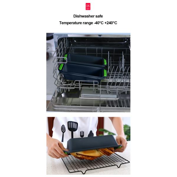 Factory Wholesale Silicone Two-Color Toast Bread Mold Cake Mold