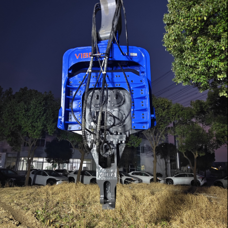 High Impact Energy Per Blow Four Eccentric Pile Driver – Integrated Control Valve Assembly & High-Flow Merging Valve Unit