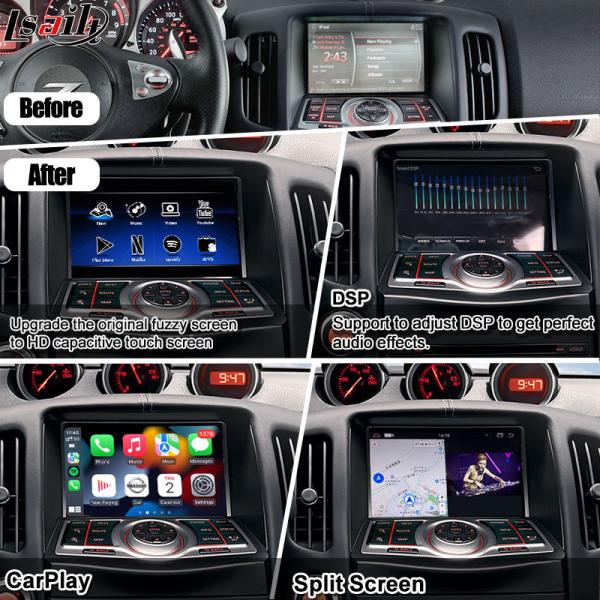 Экран мультимедиа автомобиля для дисплея замены следопыта 2012-2018 HD патруля Nissan 370Z