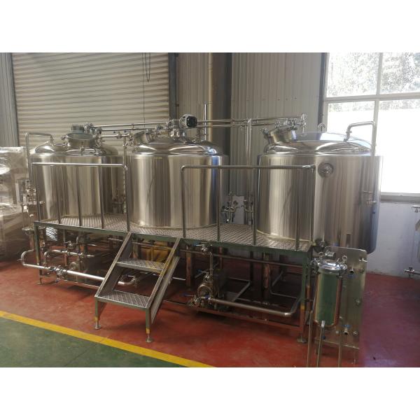 380V 2000L Beer Brewing Kit with keg washer , outdoor exhausting design