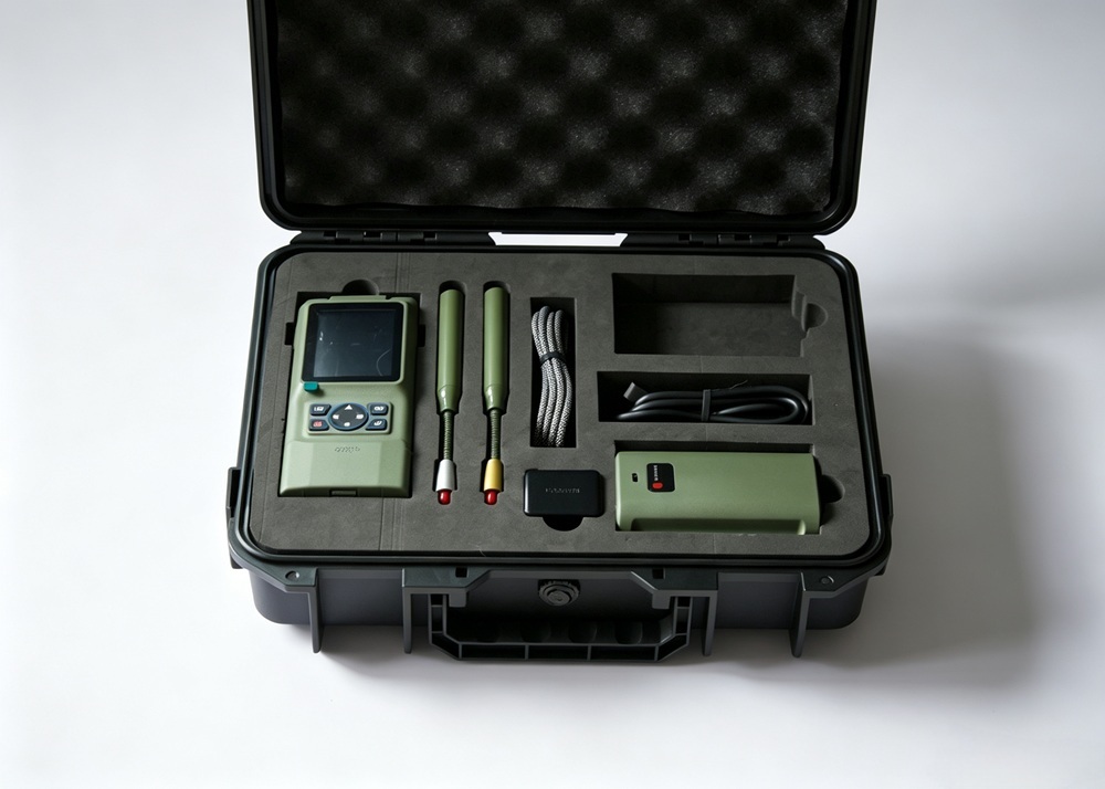 1KM Handheld Omnidirectional 360° Drone Signal 8000MHz Detection Device