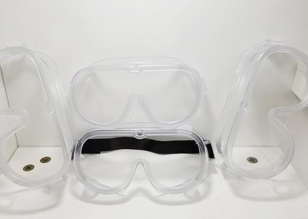 Lente transparente pessoal do PC do PVC da prova da poeira dos vidros de segurança do PC do equipamento de proteção