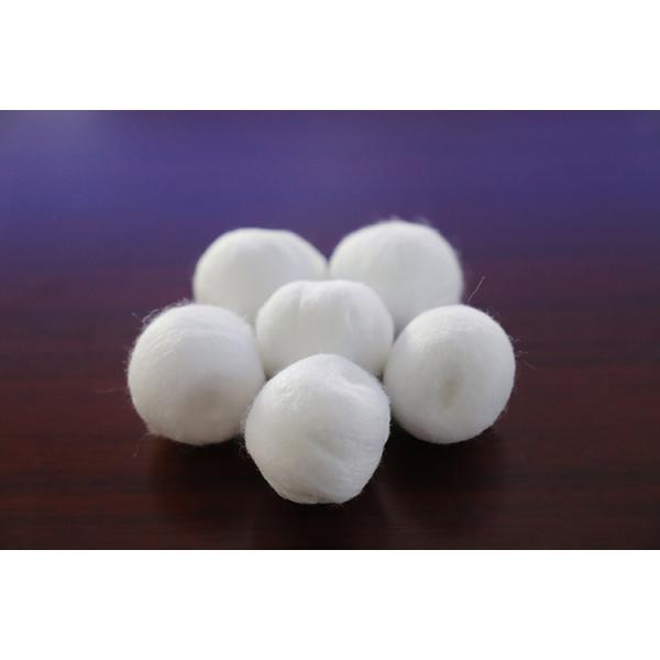 Small Medical Cotton Balls Round Shaped Environmentally Friendly Non Toxic