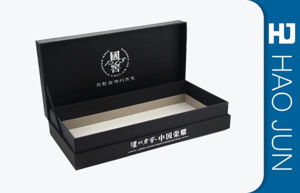 Promotional Black Wine Glass Gift Box With Lids Luxury Packaging Boxes