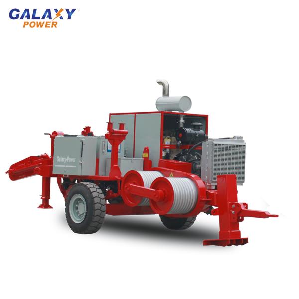 38T Diesel Hydraulic OPGW Cable Puller Transmission Stringing Equipment