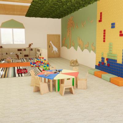 SPC Flooring With Easy Installation PVC Vinyl Tiles For High-Traffic Areas