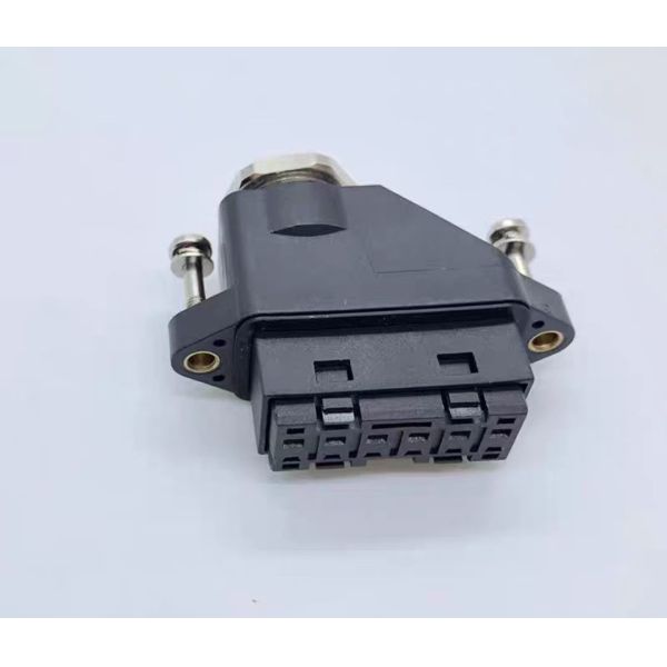 Yaskawa V Series Compatible Servo Motor Connector with Silver and Gold Plated Pins for Industrial Automation