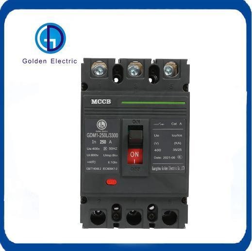 Gdm1 DC Moulded Case Circuit Breaker Switch 3p/4p MCCB for Solar System Durable
