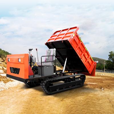 Caminhão de descarga de carros movido por um motor Chang Chai para manuseio de materiais pesados