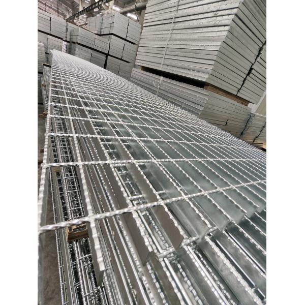 10mm Galvanized Surface Serrated Steel Grating Durable 12mm Flat Bar