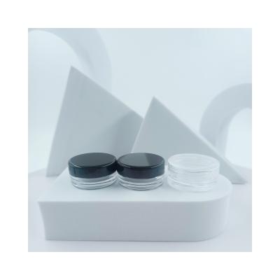 Caixinha de plástico transparente e portátil para cosméticos industriais, creme de cor personalizado, frasco de 5 ml, 10 ml