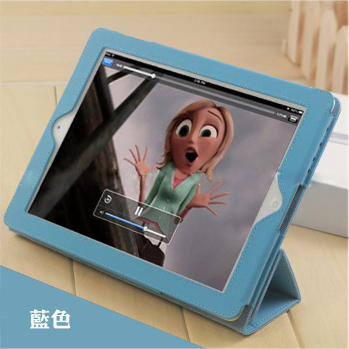 KolorFish IPad Leather Casing 360 Rotatable Smart Cases Jacket Protective Case with Stand