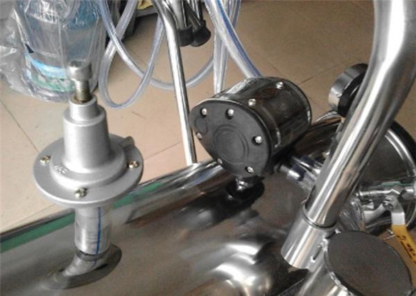 Household Electric Mobile Milking Machine With One SuS Milking Bucket