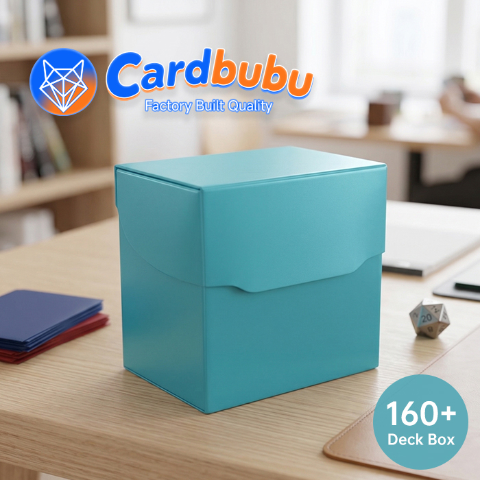 4.25 Inch Plastic Deck Box 160 Cards PT CG Baseball Card Organizer